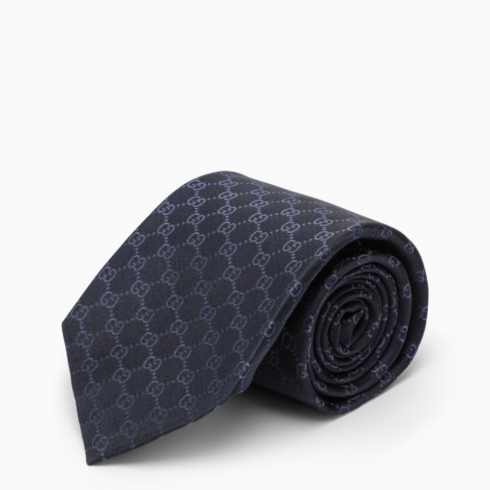 Gucci Monogram Tie Authentic Silk